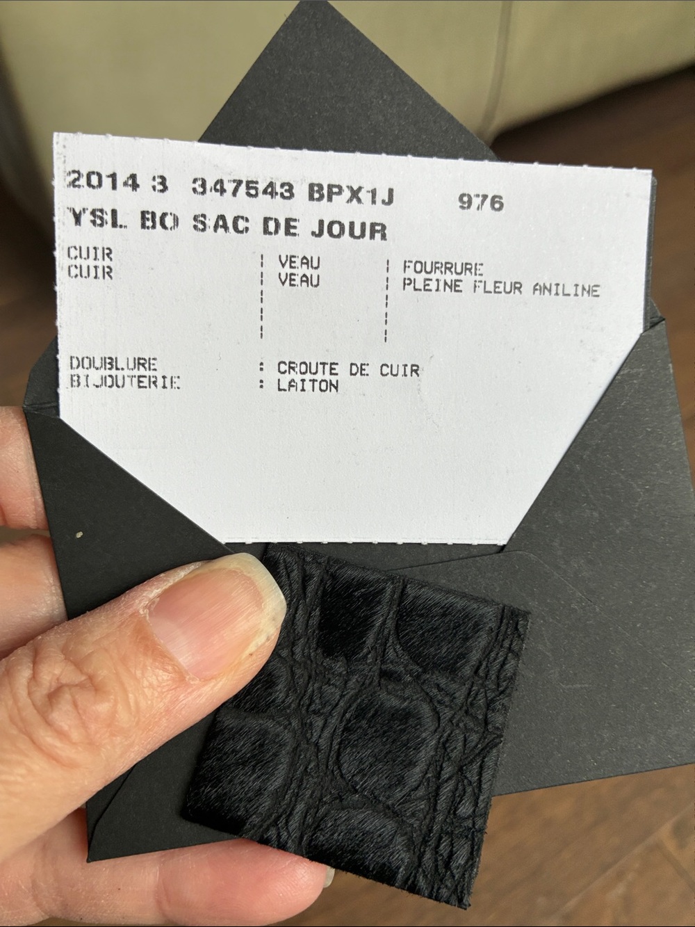 Saint Laurent Limited Edition Pony Hair Large Sac De Jour Tote - Picture 11 of 11